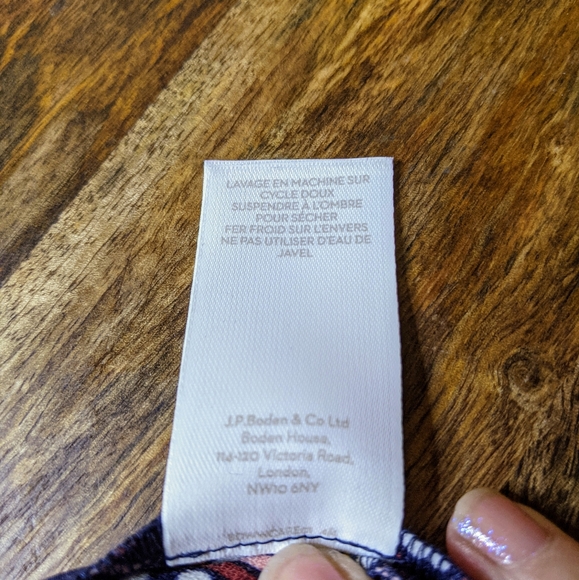 BODEN Floral Geometric Belted Jumper - Picture 15 of 16